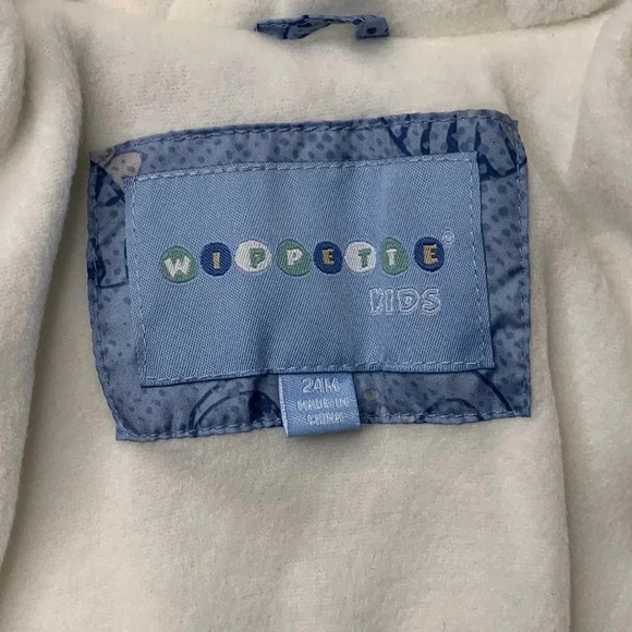 Wippette Puffer Jacket Dinosaur Print Blue 24 Month New withh tag - Picture 7 of 10